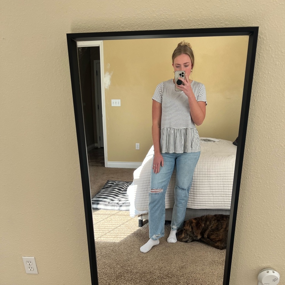 Peplum tee
